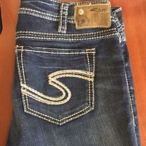 Womens silver jeans